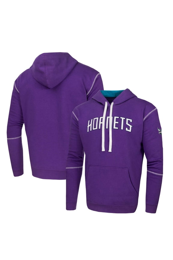 Unisex Purple Stadium Essentials Charlotte Hornets Monument Pullover Hoodie