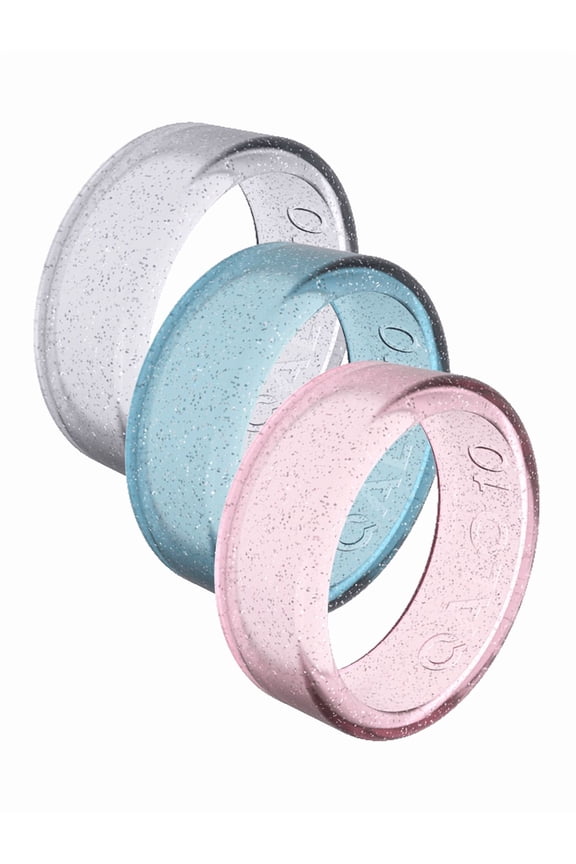 QRNT 3 Pack Covers, Jelly, Size 08, Works With QALO QRNT Smart Ring, Unisex