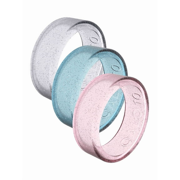 QALO QRNT 3 Pack Covers, Jelly, Size 09, Works With QALO QRNT Smart Ring, Unisex