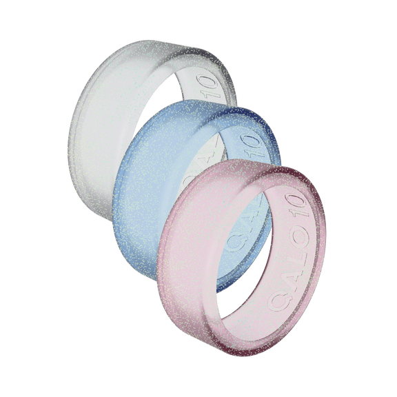 QALO QRNT Slim Smart Ring Covers, Unisex Silicone Protective Sleeves, Size 12, 3 Pack