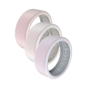 QRNT Slim Smart Ring Covers, Pearl Silicone Protective Sleeves, Size 12, 3 Pack