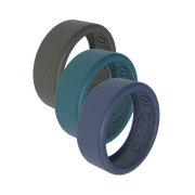 QALO QRNT Slim Smart Ring Covers, Summit Silicone Protective Sleeve, Size 6, 3 Pack