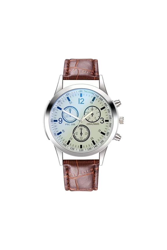 Unisex Quartz Business Watch 40mm Round Textured Dial 8mm Alloy Case Multiple Stainless Steel PU Leather Strap Options Daily Dress up Wristwatch Gift