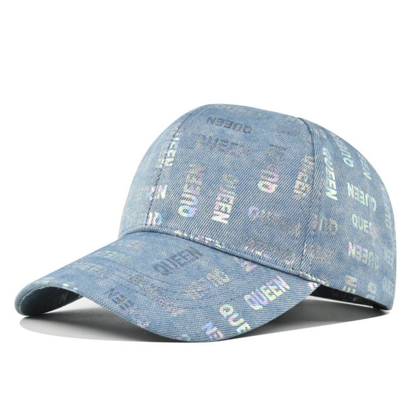 Unisex Queen Baseball Cap Fashion Retro Baseball Cap Funny Print Adjustable Peaked Cap Outdoor Sports Couple Hats Adjustable Curved Brim Hats Sun