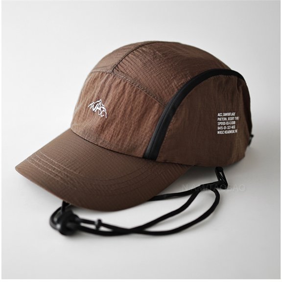 Unisex Quick Dry Baseball Cap, Lightweight Drawstring Sun Hat, Outdoor Hiking Camping Visor Cap for Summer