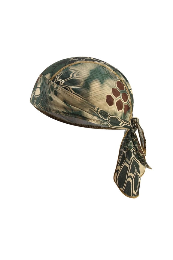 Unisex Quick Dry Camo Cycling Cap Head Scarf Running Riding Headscarf;