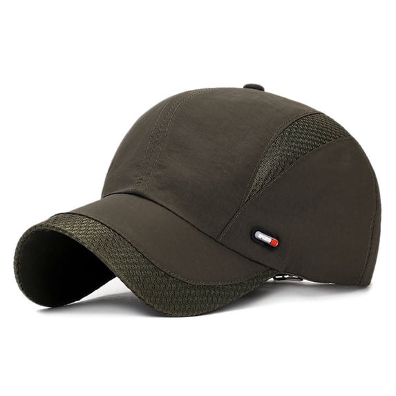 Unisex Quick Dry Cotton Sun Hat Baseball Cap Snapback Hats Mesh GREEN