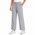 thumbnail image 1 of Unisex Quick-Dry Straight Leg Pants, Elastic Drawstring Waist, Relaxed Fit, 1 of 1