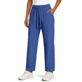 thumbnail image 1 of Unisex Quick-Dry Straight Leg Pants, Elastic Drawstring Waist, Relaxed Fit, 1 of 6