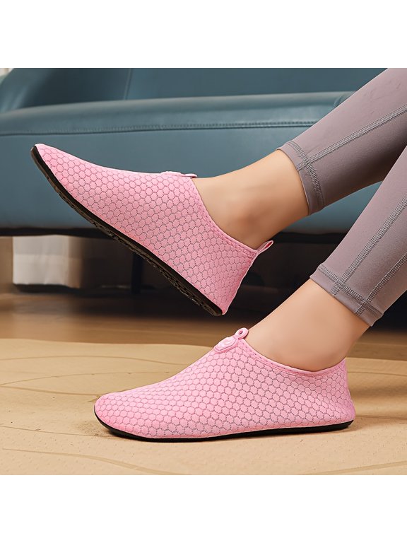 Unisex Quick-Dry Water Shoes – Breathable Non-Slip Aqua Socks with Flexible Barefoot Sole for Swimming, Surfing, Yoga, Beach, Fitness & Outdoor Sports