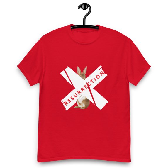 Unisex RESURRECTION T-SHIRT (Red, S)