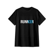 Unisex RUNN13.1R Half Marathon Runner Cotton T-Shirt Running Gift M