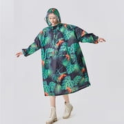 Unisex Rain Poncho Raincoat Hooded for Adults Women with Pockets