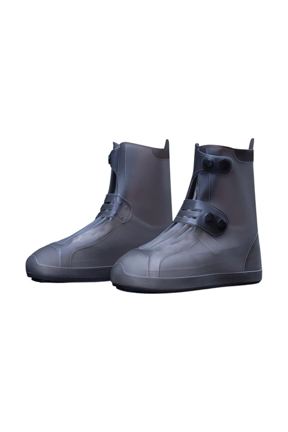 Unisex Rain Shoe Covers Thickened Non-Slip Reusable Waterproof Overshoes Portable Wear-Resistant Rain Boot Covers For Men Women Outdoor Walking Cycling