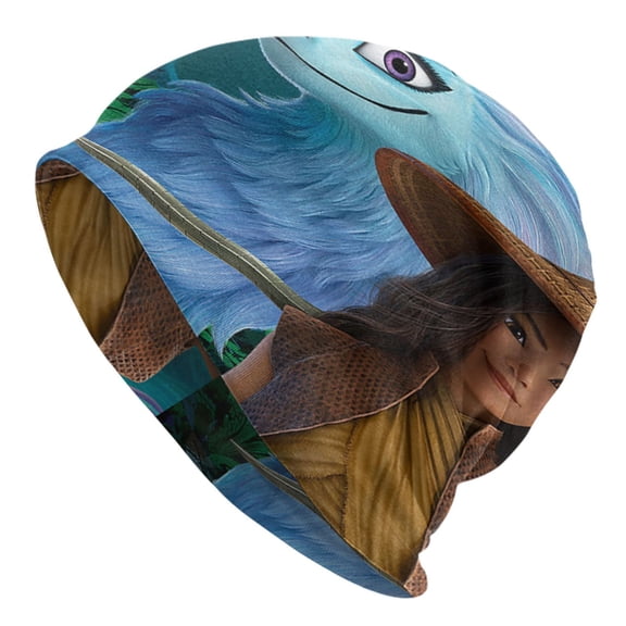 Unisex Raya and the Last Dragon Knitted Hat Warm Slouchy Knit Hat Headwear Skull Hat For Men Women