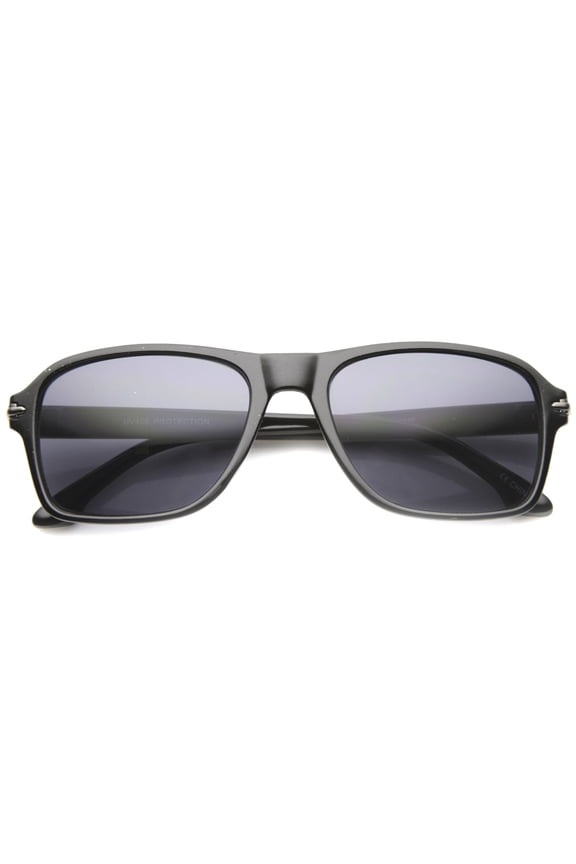 Unisex Rectangular Sunglasses UV400 Plastic Frame Model 9875