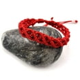 thumbnail image 1 of Unisex Red String Bracelet, Adjustable Bracelet for Protection, Fortune, Wealth, Handmade Jewelry Gift 7" - st003, 1 of 2