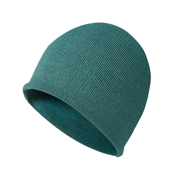 Unisex Reflective Hat Winter Knitted Hat High Visibility Windproof Cycling Hat for Men Women Skiing Cycling