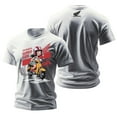 thumbnail image 1 of Unisex Relaxed-Fit Motorcycle Graphic Tshirt for Motorcycle Fans, 1 of 2