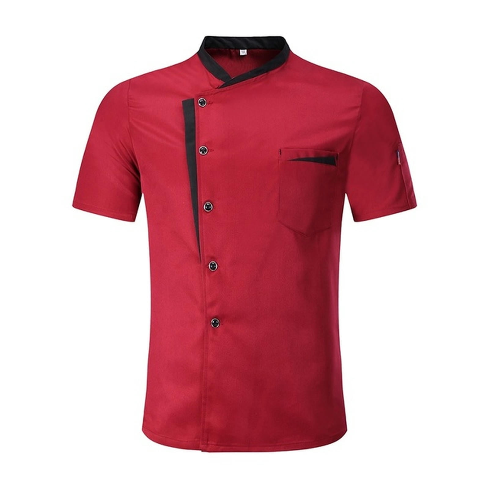 Unisex Restaurant Kitchen Chef Uniform Shirt Short/Long Sleeve Chef ...