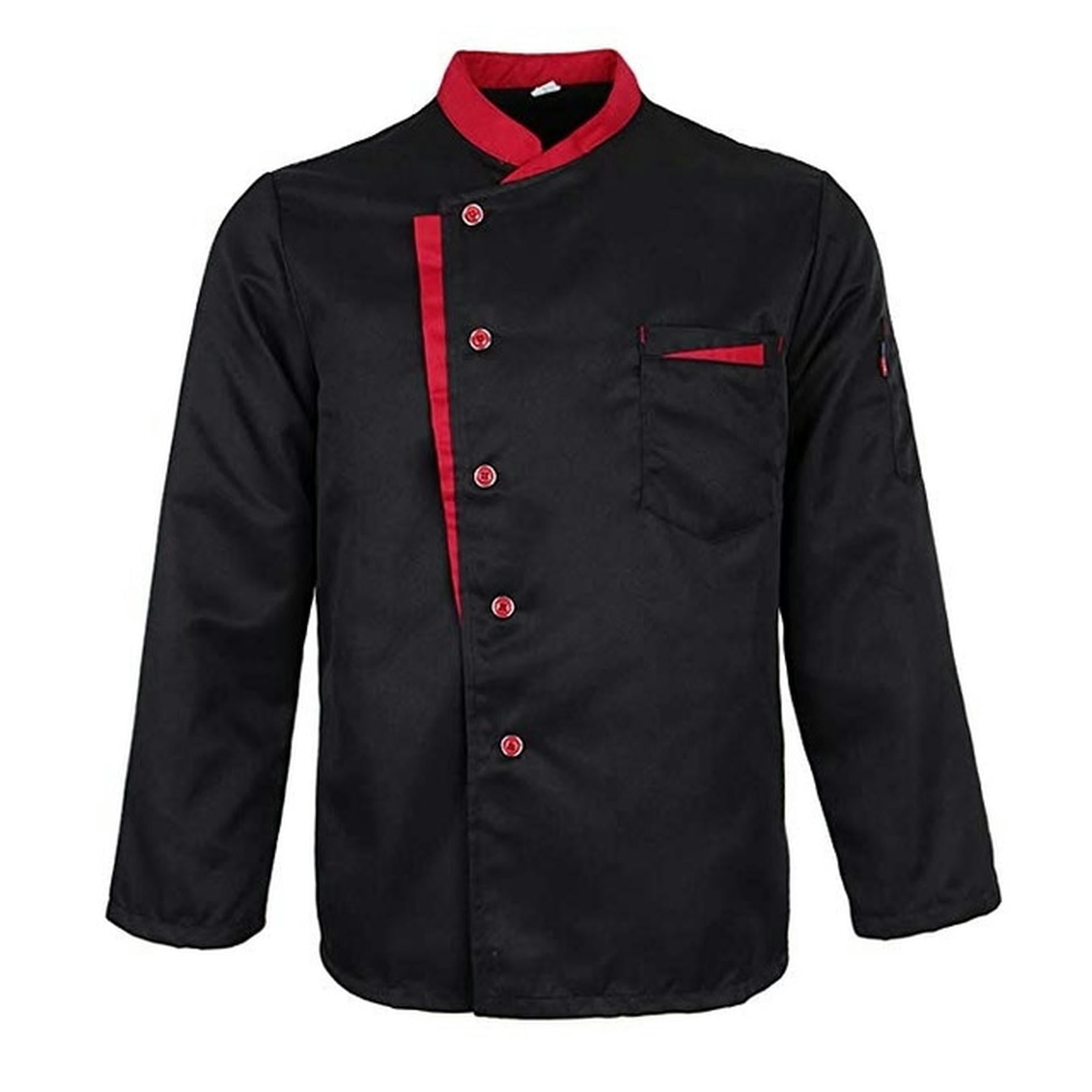 Unisex Restaurant Kitchen Chef Uniform Shirt Short/Long Sleeves Chef ...