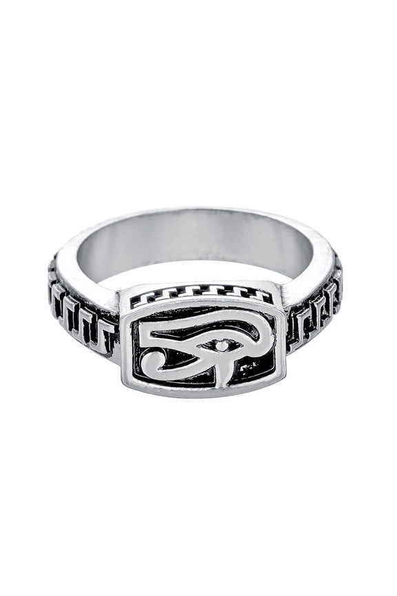 Unisex Retro Alloy Ring: Classic Thai Silver Design, Simple Fashion Statement for Men and Women