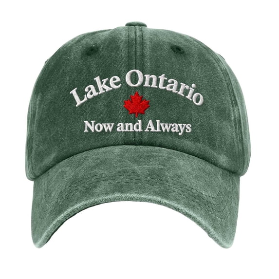 Unisex Retro Lake Ontario Baseball Cap - Vintage Graphic Trucker Hat with Classic Fit Design