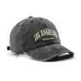 thumbnail image 1 of Unisex Retro Letter Embroidered Baseball Cap, Sunscreen Outdoor Sports Hat, 1 of 9
