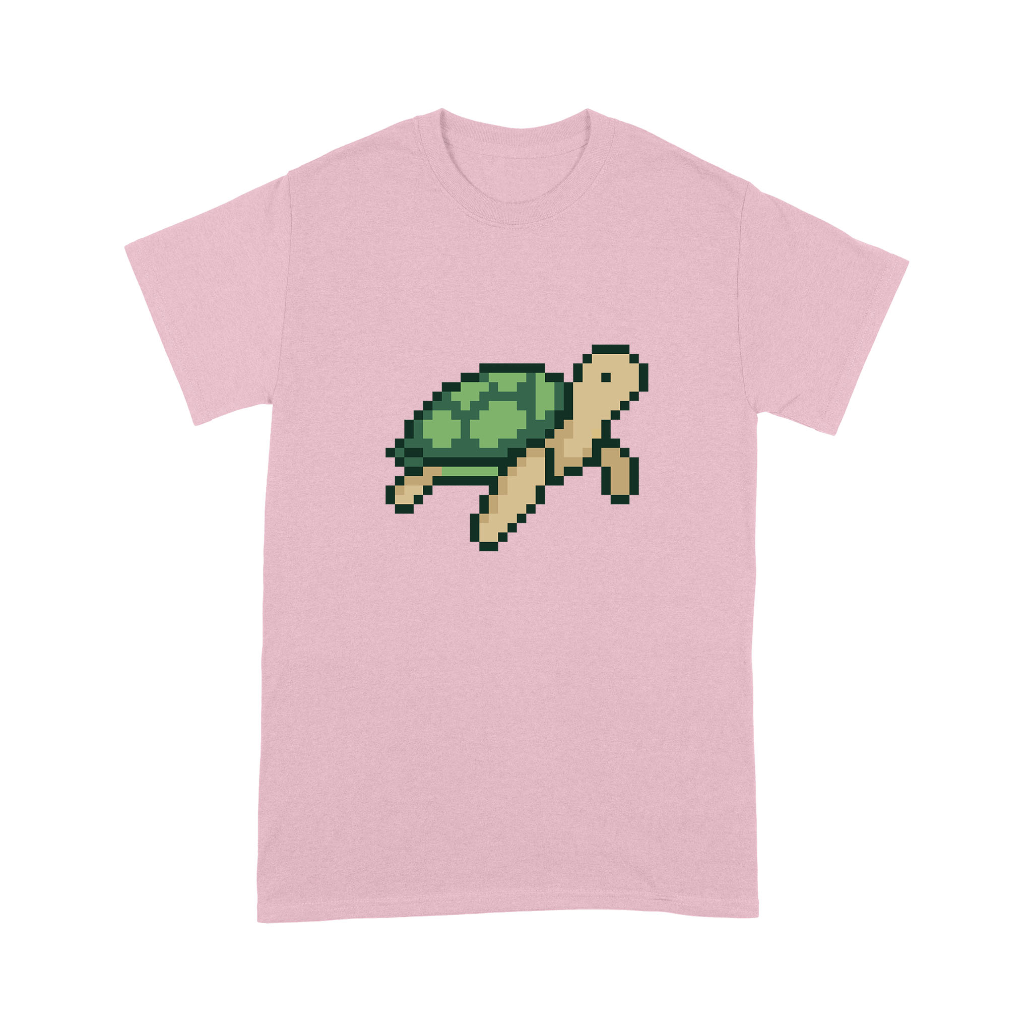 Unisex Retro Sea Turtle T-Shirt - Cute Ocean Marine Life Pixel Art ...