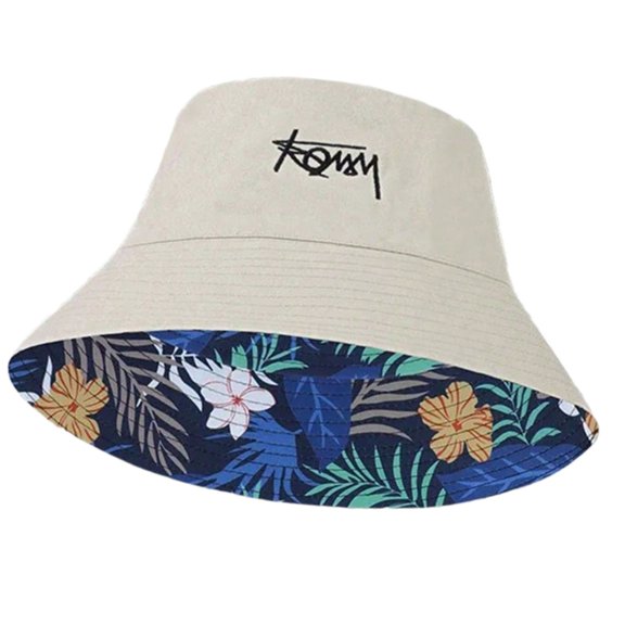 Unisex Reversible Fishing Hat Breathable Polyester Wide Brims Sun Protection Fisherman Hat for Summer Vacation Wear
