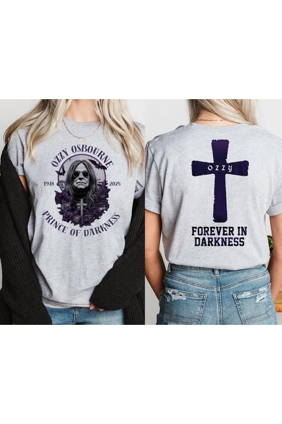 Unisex Rip Ozzy Osbourne 2025, Prince Forever In Darkness T-Shirt S-5XL, TRENDING TSHIRT