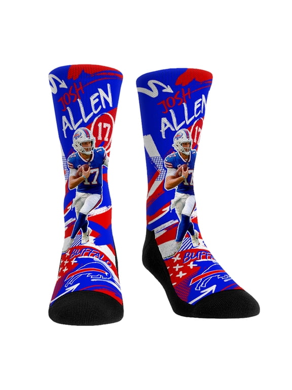 Unisex Rock Em Josh Allen Buffalo Bills Playmaker Crew Socks