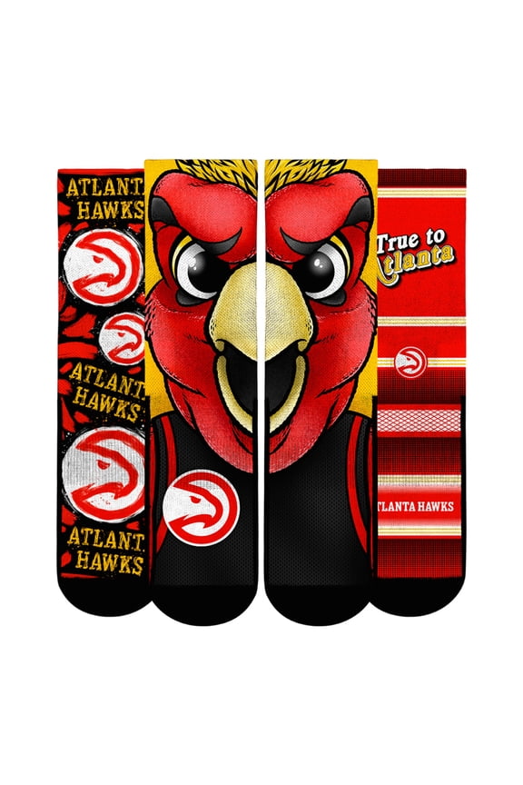 Unisex Rock Em Socks Atlanta Hawks Fan Favorites Three-Pack Crew Socks Set