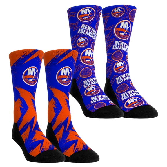 Unisex Rock Em Socks New York Islanders Game Day Two-Pack Crew Socks