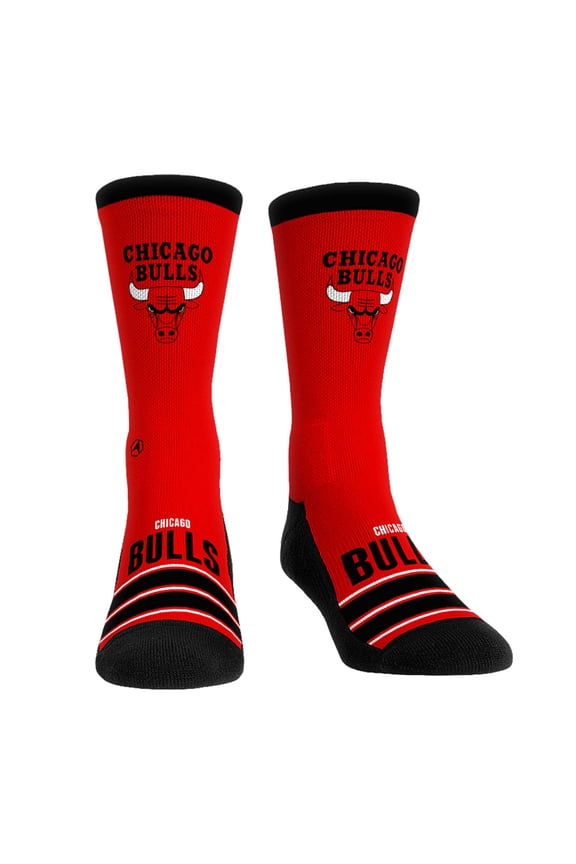 Unisex Rock Em Socks Chicago Bulls Gametime Stripe-Crew Socks