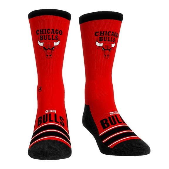 Unisex Rock Em Socks Chicago Bulls Gametime Stripe-Crew Socks
