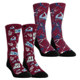 thumbnail image 1 of Unisex Rock Em Socks Colorado Avalanche Number 1 Dad 2-Pack Crew Socks, 1 of 3