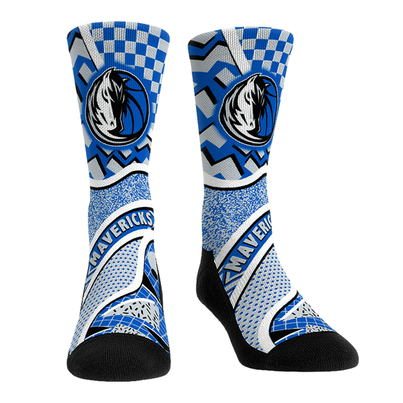 Unisex Rock Em Socks Dallas Mavericks Ball Pattern Crew Socks