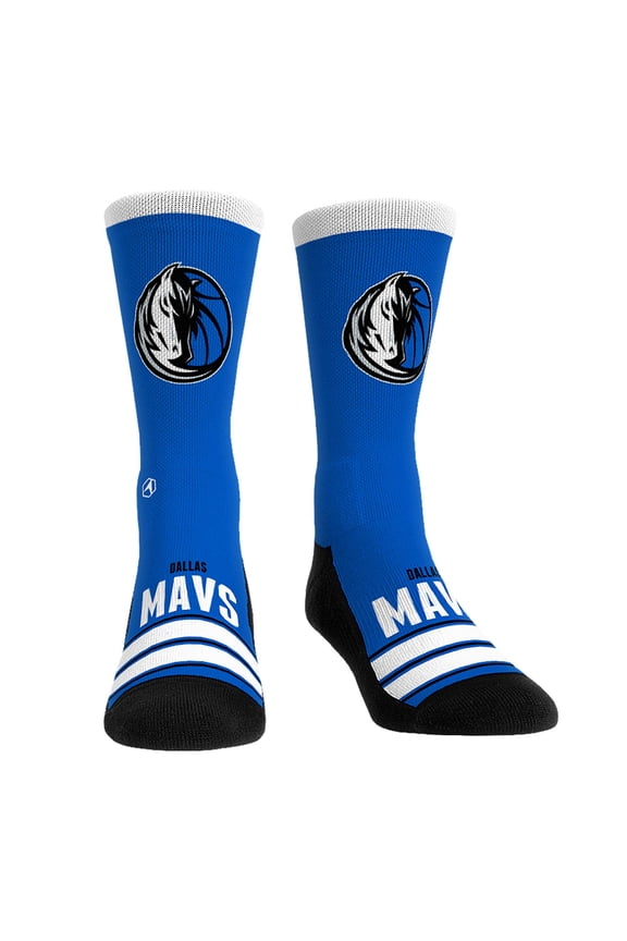 Unisex Rock Em Socks Dallas Mavericks Gametime Stripe-Crew Socks