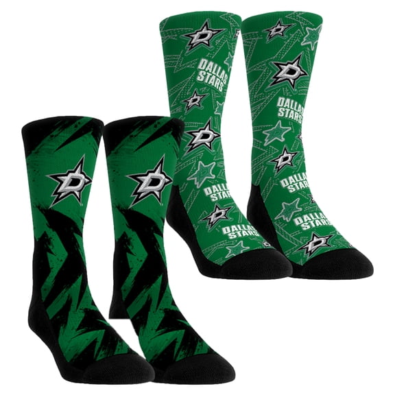Unisex Rock Em Socks Dallas Stars Game Day Two-Pack Crew Socks