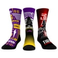 thumbnail image 1 of Unisex Rock Em Socks Darth Vader & Stormtrooper LSU Tigers Star Wars Three-Pack Crew Socks Set, 1 of 4