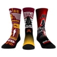 thumbnail image 1 of Unisex Rock Em Socks Darth Vader & Stormtrooper Minnesota Golden Gophers Star Wars Three-Pack Crew Socks Set, 1 of 4