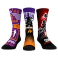 thumbnail image 1 of Unisex Rock Em Socks Darth Vader & Stormtrooper Purple Phoenix Suns Three-Pack Star Wars Crew Socks Set, 1 of 4