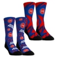 thumbnail image 1 of Unisex Rock Em Socks Detroit Pistons Game Day 2-Pack Crew Socks, 1 of 1