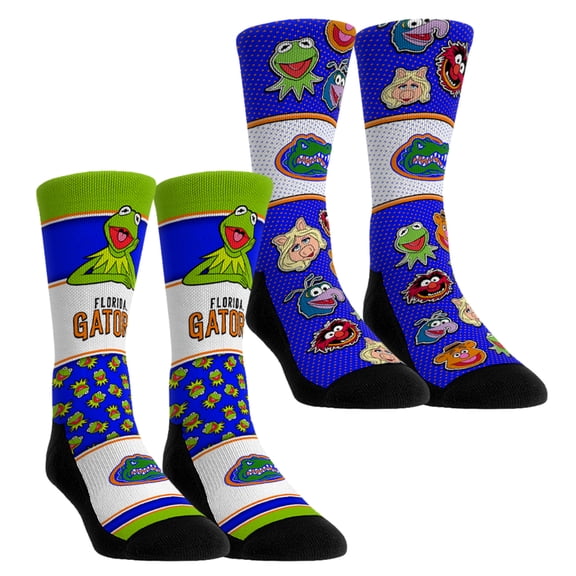 Unisex Rock Em Socks Florida Gators Muppets 2-Pack Crew Socks Set
