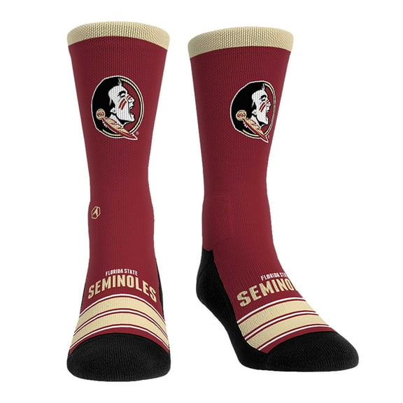 Unisex Rock Em Socks Florida State Seminoles Gametime Stripe-Crew Socks