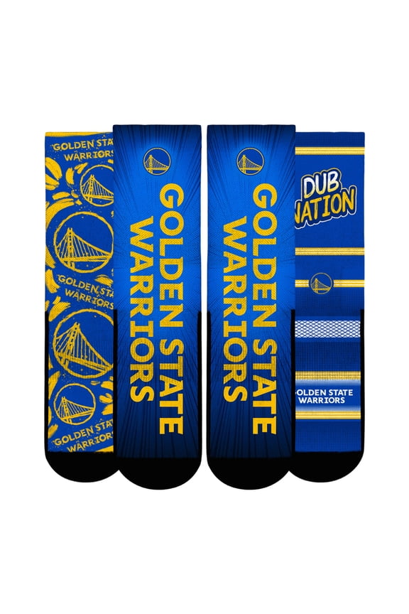 Unisex Rock Em Socks  Golden State Warriors Fan Favorites Three-Pack Crew Socks Set