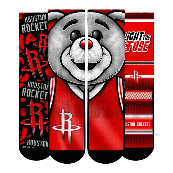 Unisex Rock Em Socks  Houston Rockets Fan Favorites Three-Pack Crew Socks Set