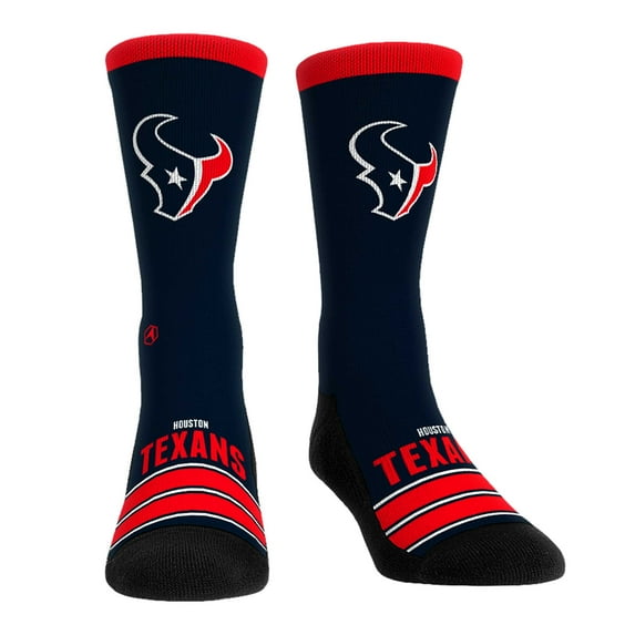 Unisex Rock Em Socks Houston Texans Gametime Stripe-Crew Socks