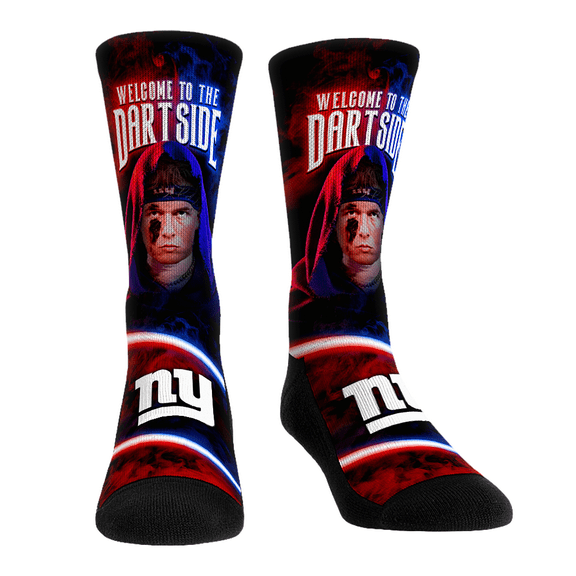 Unisex Rock Em Socks Jaxson Dart New York Giants Player Celebration Crew Socks